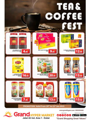 Coffee & Tea Fest - Grand Hypermarket Jebel Ali