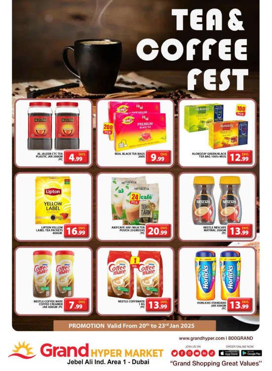 Coffee & Tea Fest - Grand Hypermarket Jebel Ali