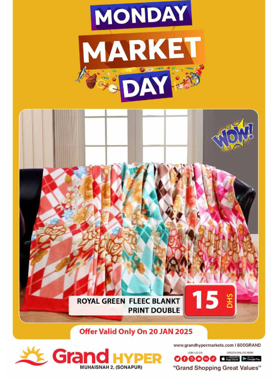 Monday Market Day - Grand Hyper Muhaisnah