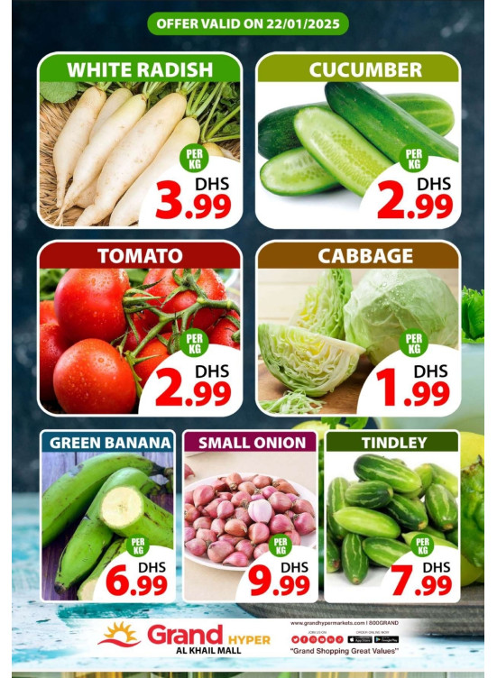 Veggie Wednesday - Grand Hyper Al khail Mall
