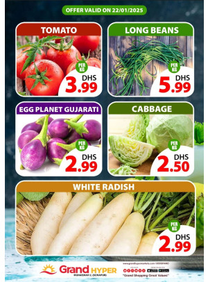 Veggie Wednesday - Grand Hyper Muhaisnah