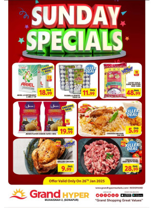 Sunday Specials - Grand Hyper Muhaisnah