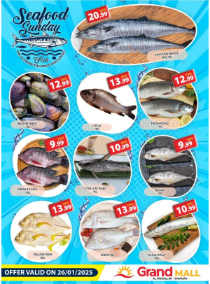 Seafood Sunday - Grand Mall Sharjah