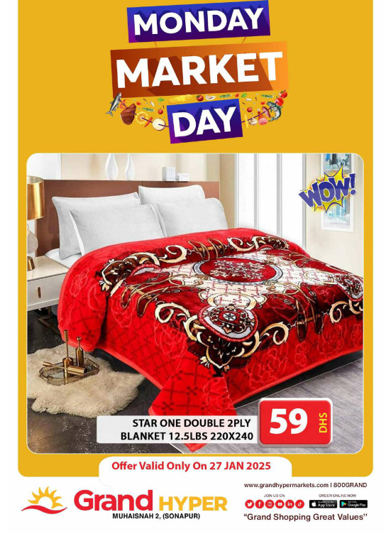 Monday Market Day - Grand Hyper Muhaisnah