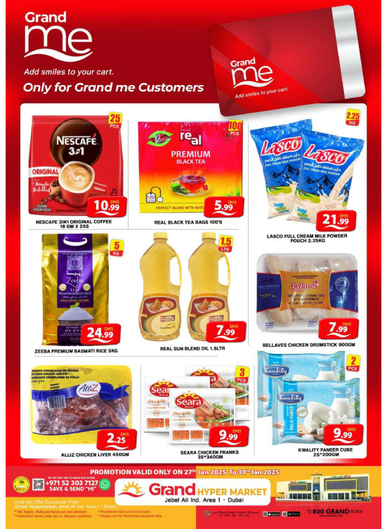 Grand Me Deals - Grand Hypermarket Jebel Ali