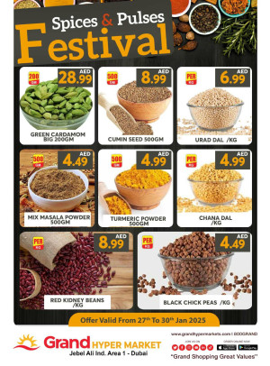 Spices & Pulses Festival - Grand Hypermarket Jebel Ali