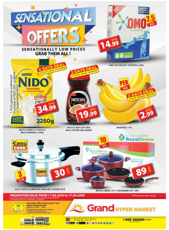 Sensational Offers - Grand Hypermarket Jebel Ali