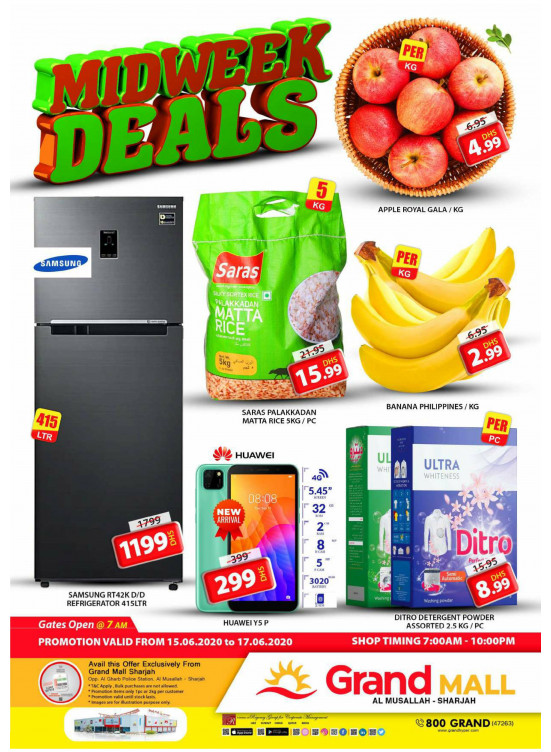 Midweek Deals - Grand Mall Sharjah