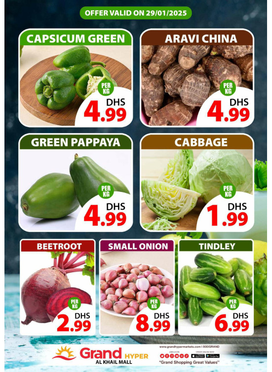 Veggie Wednesday - Grand Hyper Al khail Mall