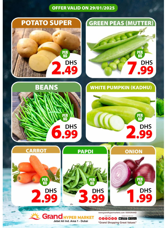 Veggie Wednesday - Grand Hypermarket Jebel Ali