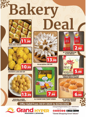 Bakery Deal - Grand Hyper Muhaisnah