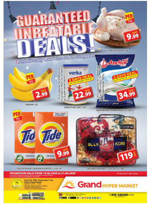 Guaranteed Unbeatable Deals - Grand Hypermarket Jebel Ali