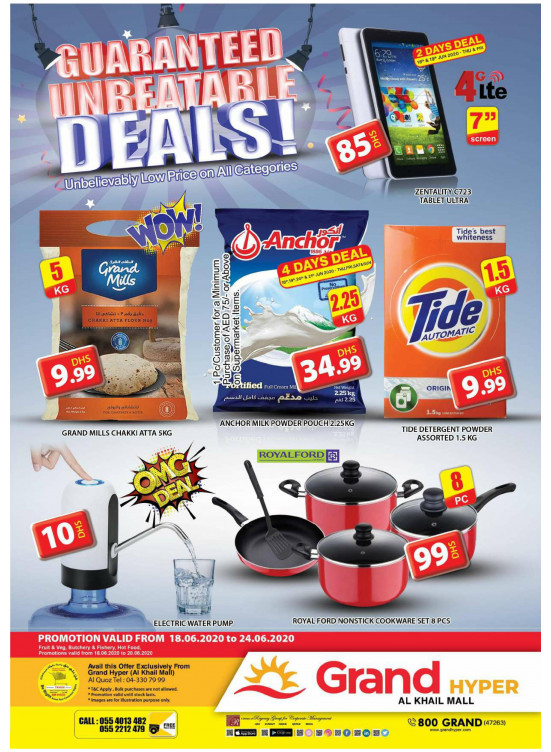 Guaranteed Unbeatable Deals - Grand Hyper Al Khail Mall