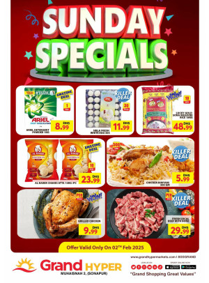 Sunday Specials - Grand Hyper Muhaisnah