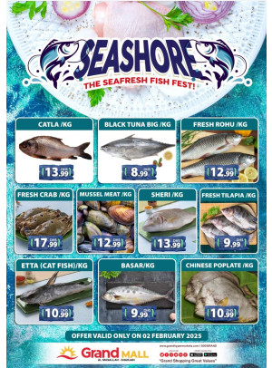 Seafood Sunday - Grand Mall Sharjah