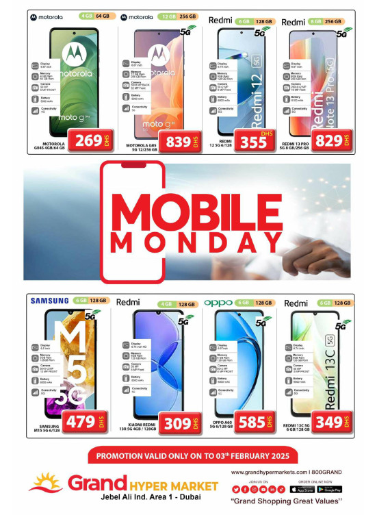 Mobile Monday - Grand Hypermarket Jebel Ali