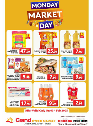 Monday Market - Grand Hypermarket Jebel Ali