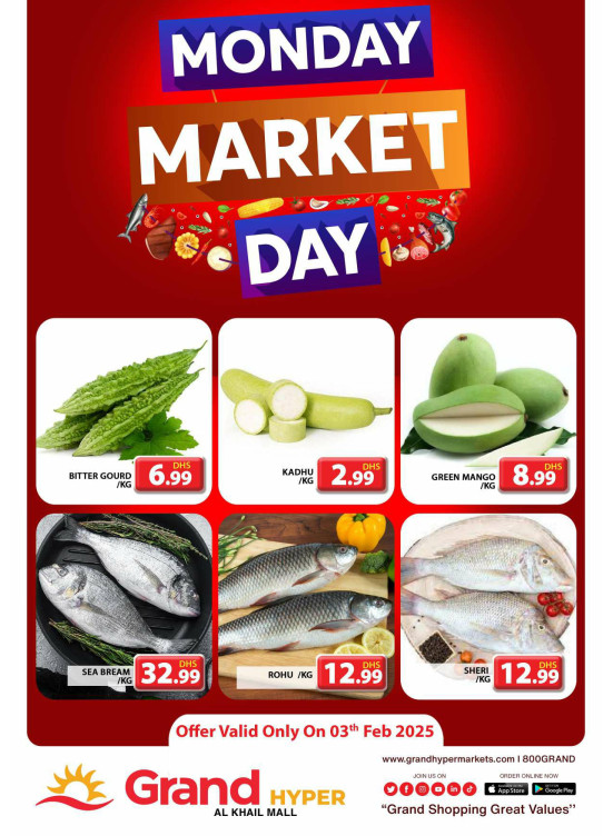 Monday Market Day - Grand Hyper Al Khail Mall