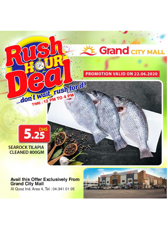Rush Hour Deal - Grand City Mall