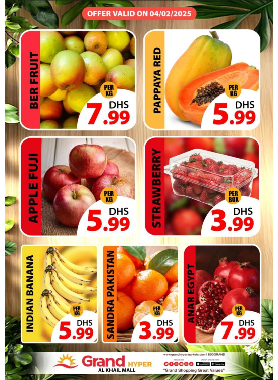 Fruitilicious Tuesday - Grand Hyper Al Khail Mall