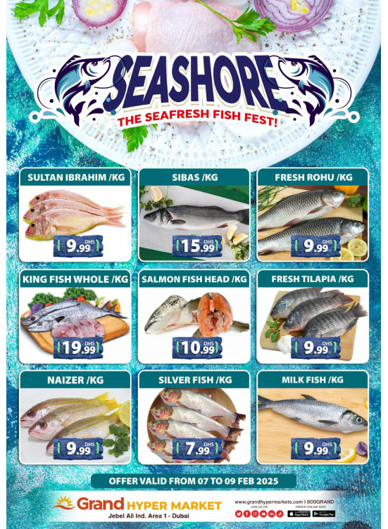 Seashore Feast - Grand Hypermarket Jebel Ali