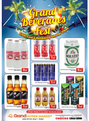 Grand Beverages Feast - Grand Hypermarket Jebel Ali