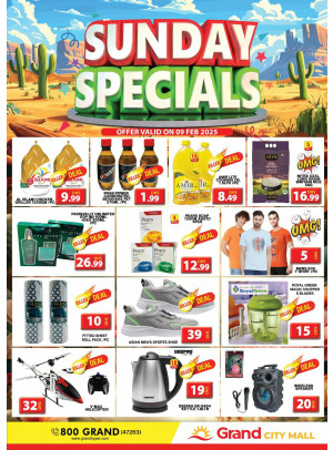 Sunday Specials - Grand City Mall