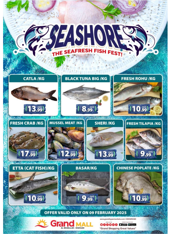 Seafood Sunday - Grand Mall Sharjah