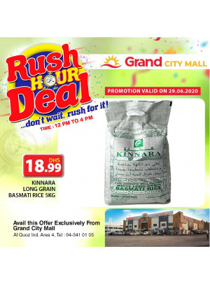 Rush Hour Deal - Grand City Mall