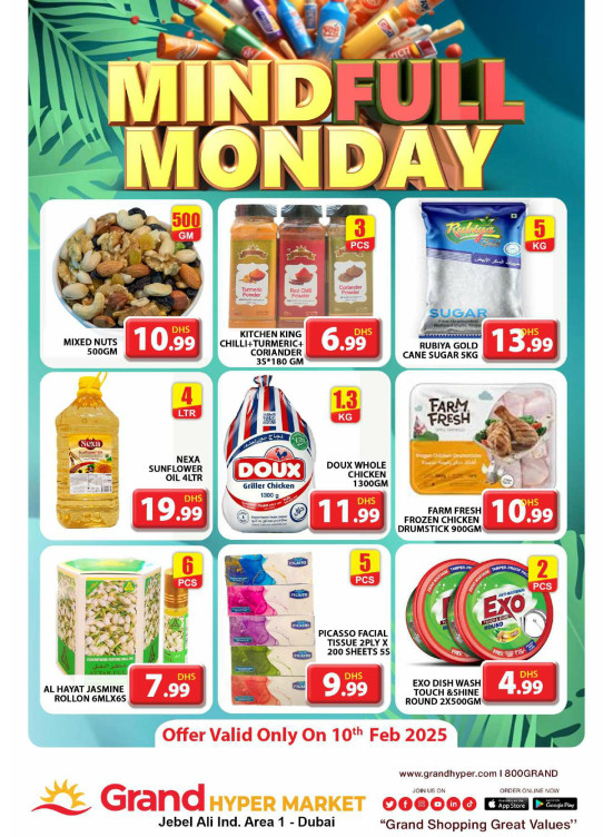 Mind Full Monday - Grand Hypermarket Jebel Ali
