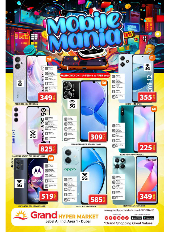 Mobile Mania - Grand Hypermarket Jebel Ali