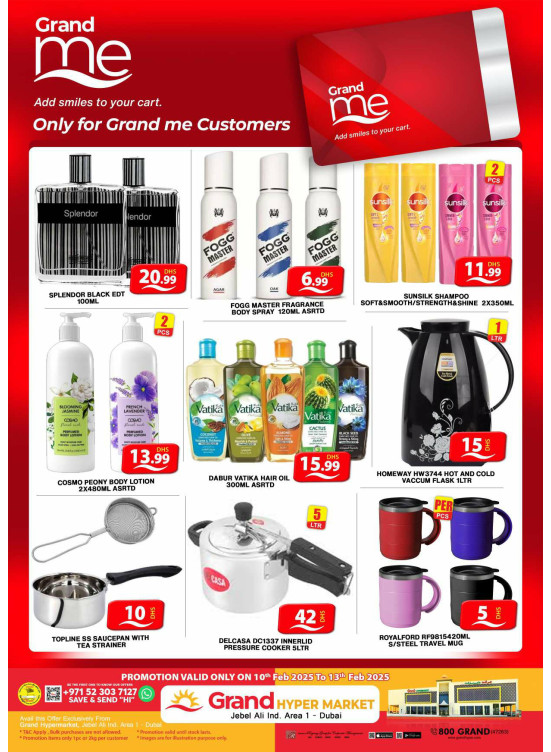 Grand Me Deals - Grand Hypermarket Jebel Ali