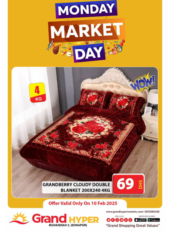 Monday Market Day - Grand Hyper Muhaisnah