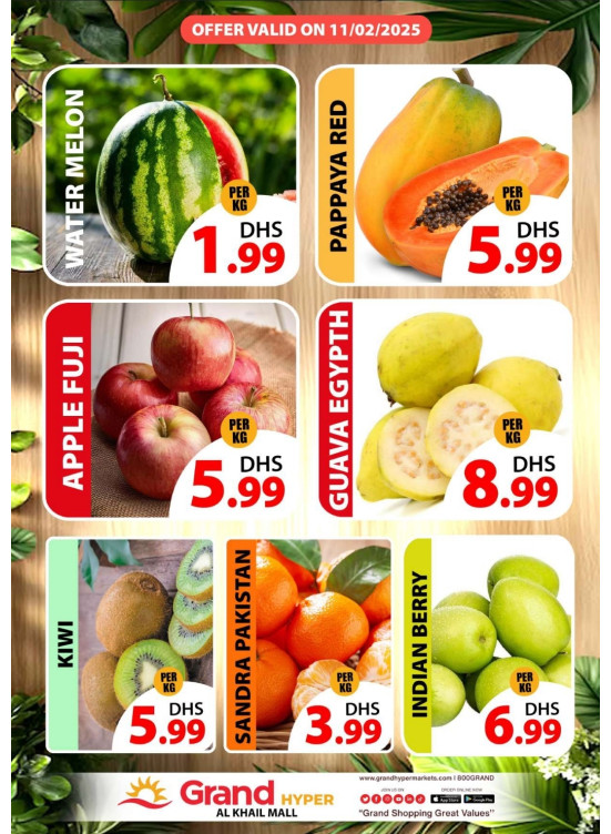 Fruitilicious Tuesday - Grand Hyper Al Khail Mall