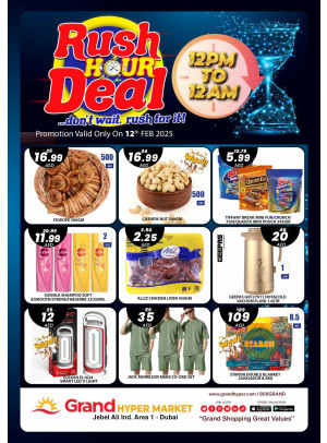 Rush Hour Deal - Grand Hypermarket Jebel Ali