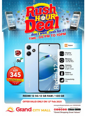 Rush Hour Deal - Grand City Mall
