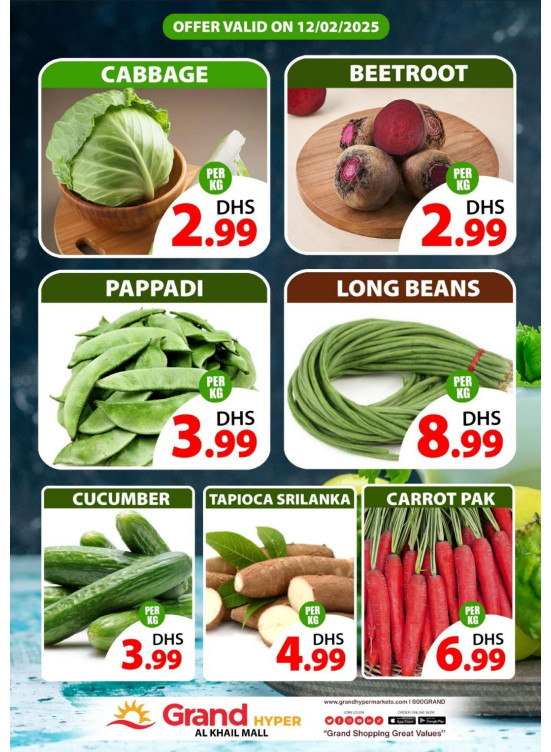 Veggie Wednesday - Grand Hyper Al khail Mall