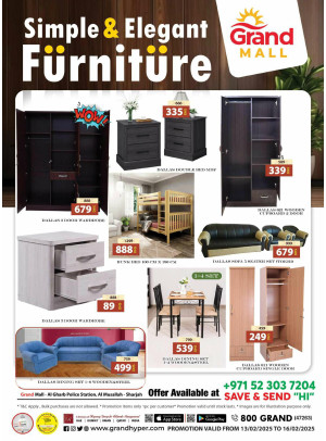 Simple & Elegant Furniture - Grand Mall Sharjah