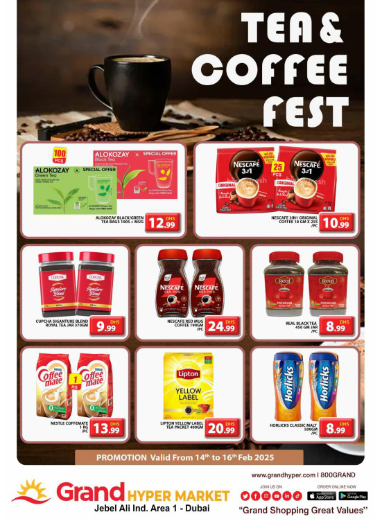 Tea & Coffee Fest - Grand Hypermarket Jebel Ali