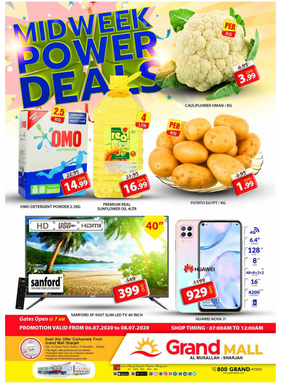 Midweek Power Deals - Grand Mall Sharjah