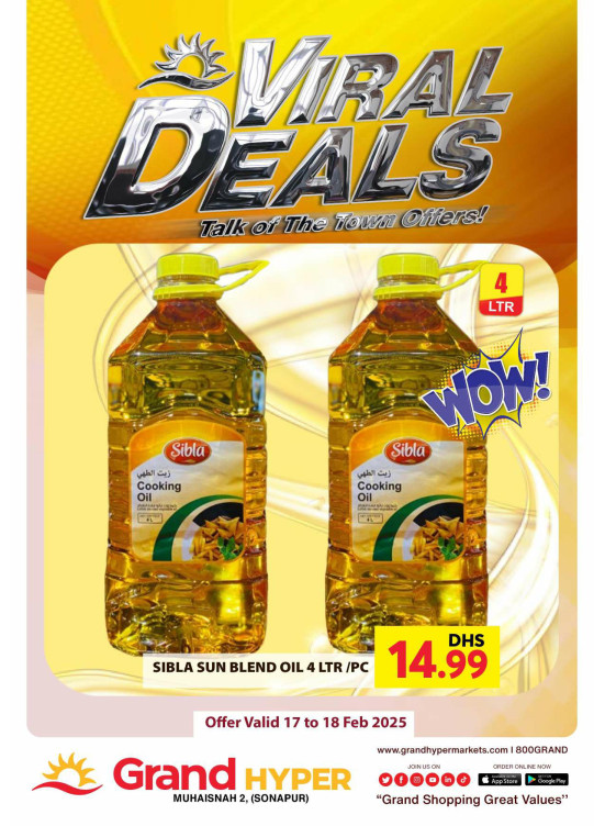 Viral Deals - Grand Hyper Muhaisnah