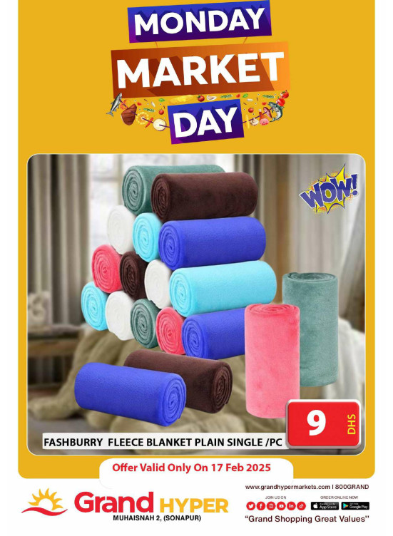 Monday Market Day - Grand Hyper Muhaisnah