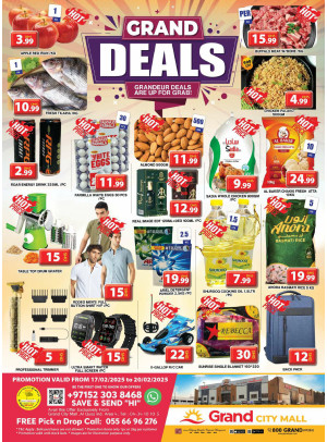 Midweek Deals - Grand City Mall