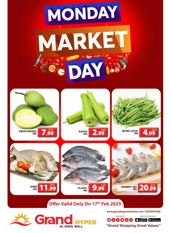 Monday Market Day - Grand Hyper Al Khail Mall