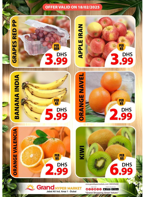 Fruitilicious Tuesday - Grand Hypermarket Jebel Ali