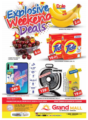 Explosive Weekend Deals - Grand Mall Sharjah