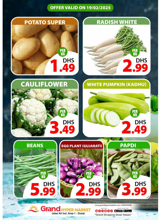 Veggie Wednesday - Grand Hypermarket Jebel Ali