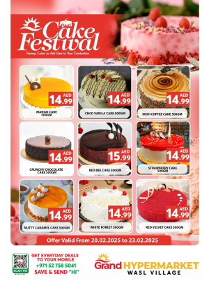 Cake Festival - Wasl Village, Dubai