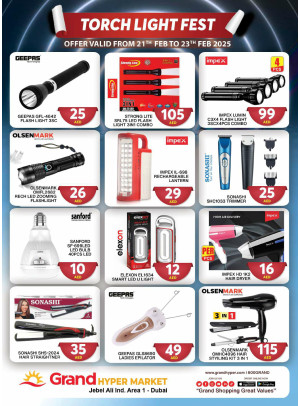 Torch Light Fest - Grand Hypermarket Jebel Ali