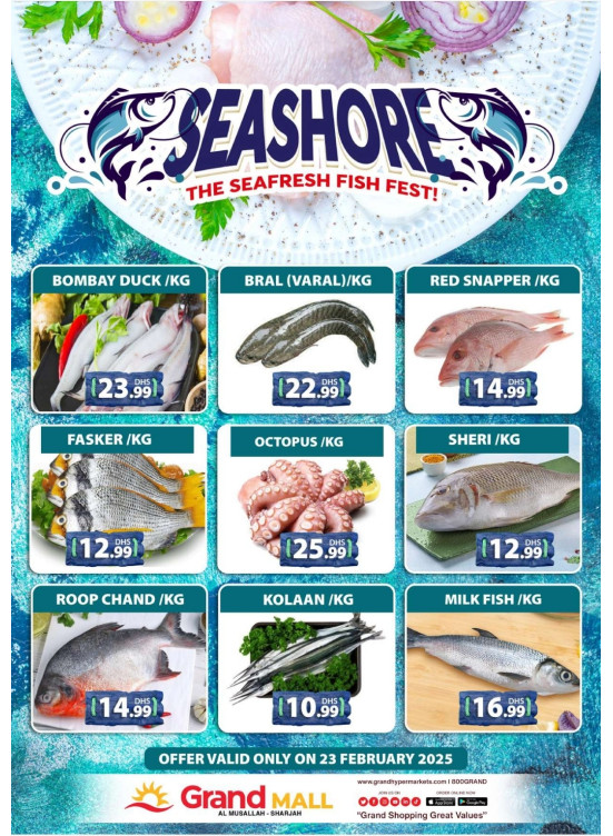 Seafood Sunday - Grand Mall Sharjah